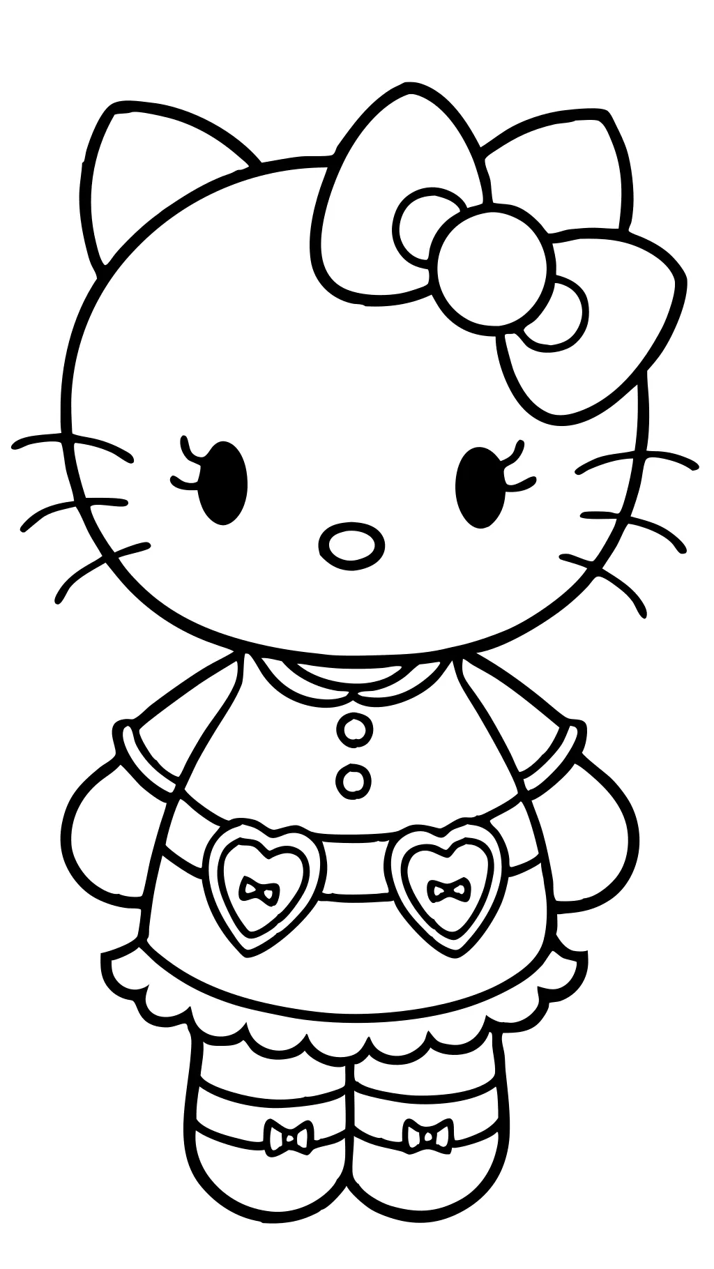 Hello Kitty coloriage imprimable